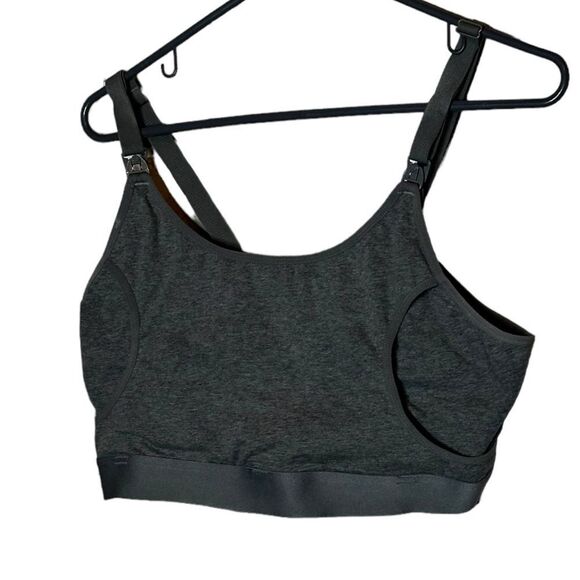 Hands free pumping bra XXL grey - Picture 2 of 6